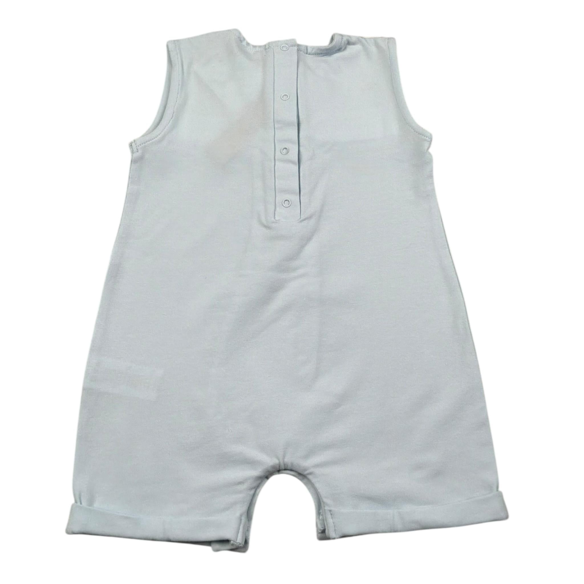 Coccode Pagliaccetto Giromanica Tinta Unita per Neonato C55134 AZZURRO COCCODE 