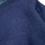 SAINT BARTH maglia tinta unita girocollo con logo Blu per Bambino NIX0003 BLU SAINT BARTH 