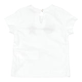 CHIARA FERRAGNI t-shirt girocollo tinta unita cn ricami Bianco per Neonata 53A607 BIANCO CHIARA FERRAGNI 
