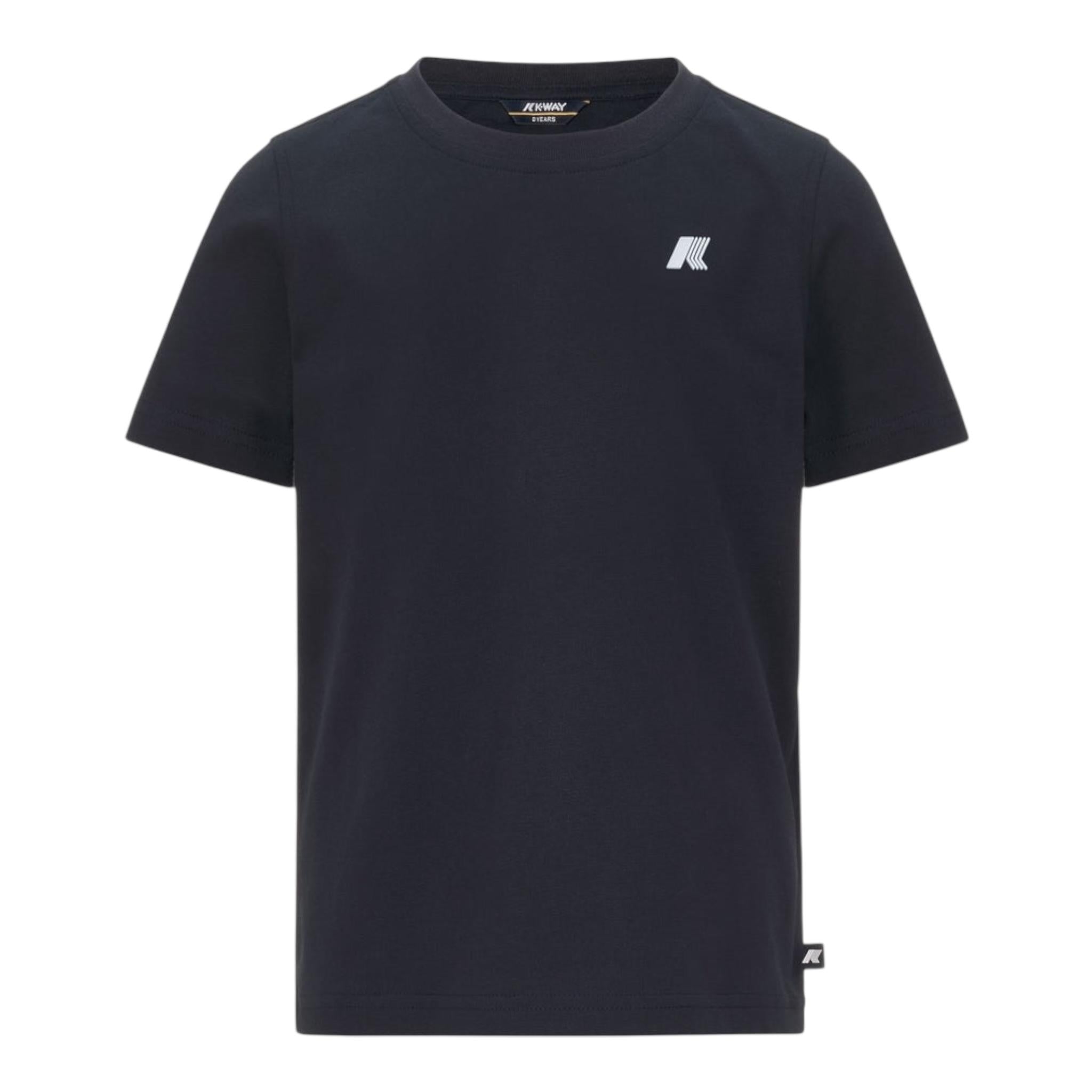 K-Way T-Shirt Girocollo Tinta Unita per Bambino K5136ZWXX BLU K-WAY 