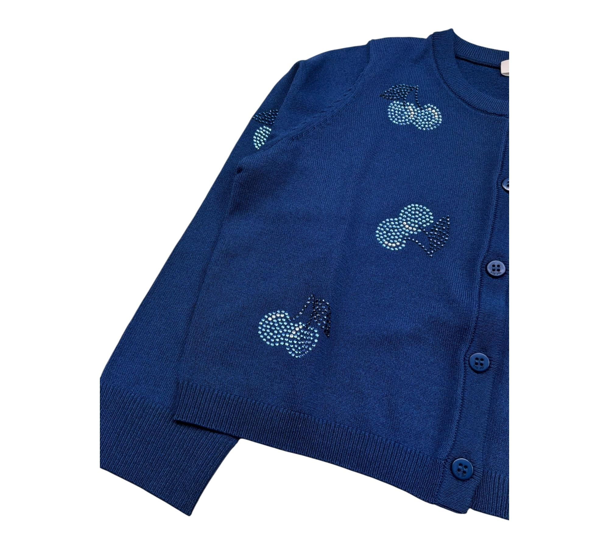 Liu Jo Caridan Tinta Unita con Brillantini per Bambina KA5052 BLU LIU JO 