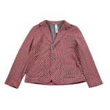 Distrett Uni Jacke mit Muster und Knöpfen Rot für Jungen