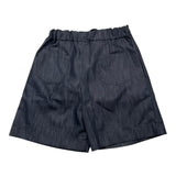 Brian Rush Einfarbige Bermudashorts mit elastischer Taille Blau für Jungen