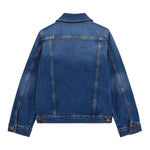 Guess Giubbino In Denim Tinta Unita per Bambino L4RL07D4GV0 BLU GUESS 