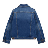 Guess Giubbino In Denim Tinta Unita per Bambino L4RL07D4GV0 BLU GUESS 