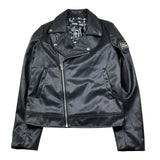 Daniele Alessandrini Chiodo In Ecopelle Tinta Unita per Bambino 1235O00276 NERO DANIELE ALESSANDRINI 