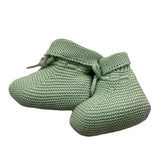 Paz Rodriguez – Einfarbige grüne Babyschuhe