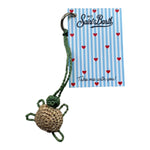 Saint Barth Portachiavi In Paglia con Tartaruga per Bambina 00203L BEIGE SAINT BARTH 