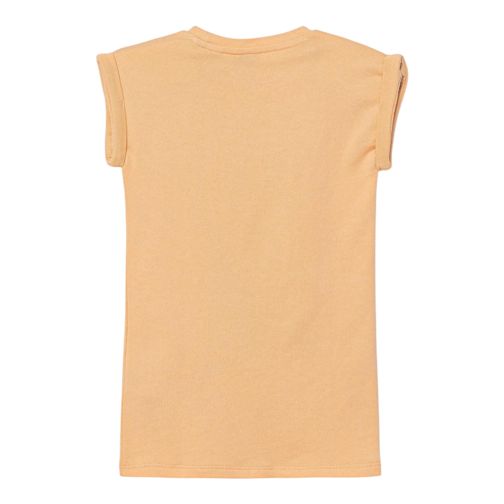 Guess Abito Mezza Manica Tinta Unita con Logo per Bambina K5GK18KAUG0 PESCA GUESS 