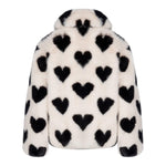 SAINT BARTH pelliccia bicolore con fantasia Bianco/nero per Bambina AVELINEJ BIANCO/NERO SAINT BARTH 