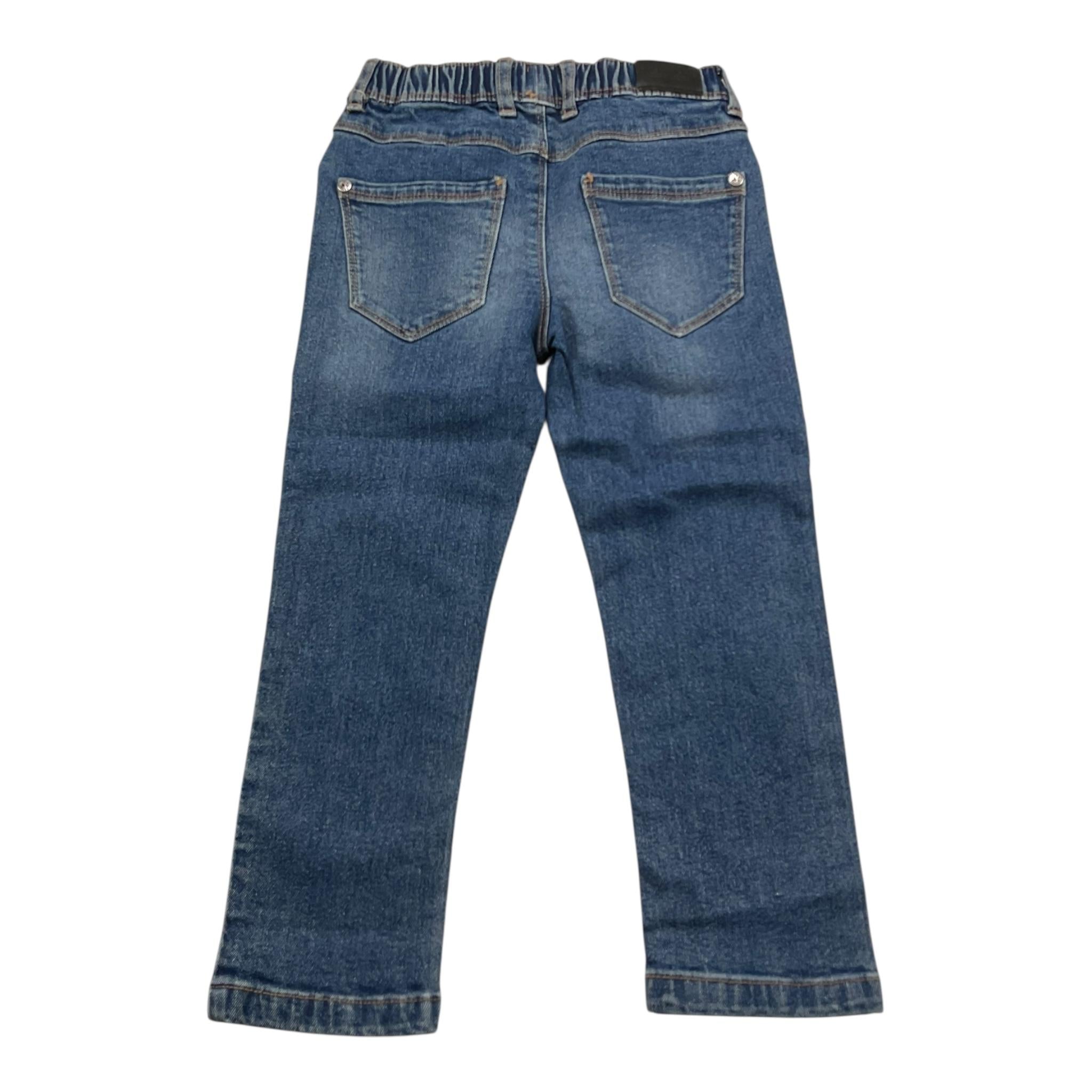 JOHN RICHMOND jeans tinta unita con stampa Azzurro per Bambino RIA24065JEJ AZZURRO JOHN RICHMOND 