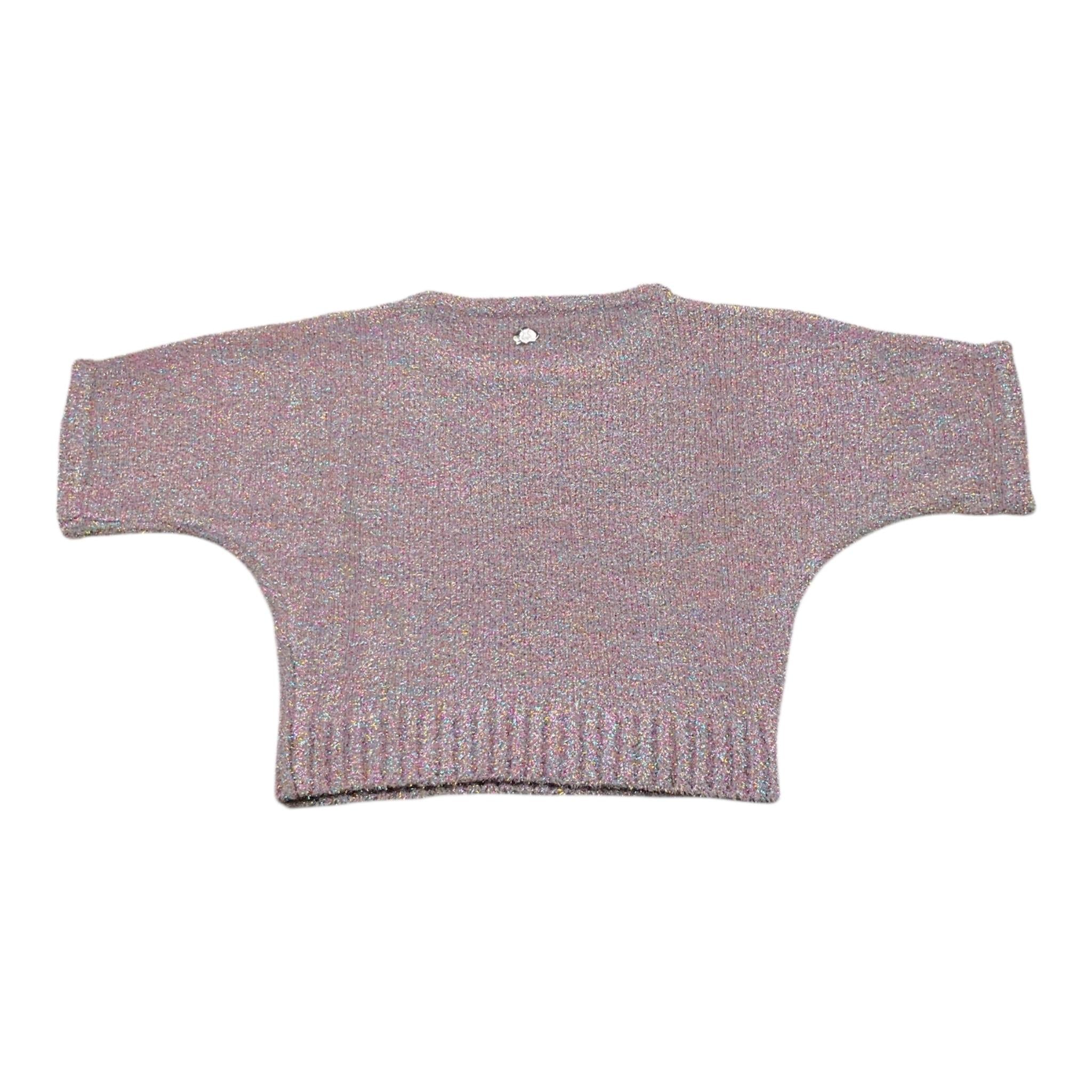 GENNY PRINCESS maglia tinta unita girocollo  Rosa per Bambina YFMA004 ROSA GENNY PRINCESS 