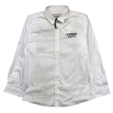 Iceberg Langarmshirt einfarbig mit weißem Logo-Print für Jungen