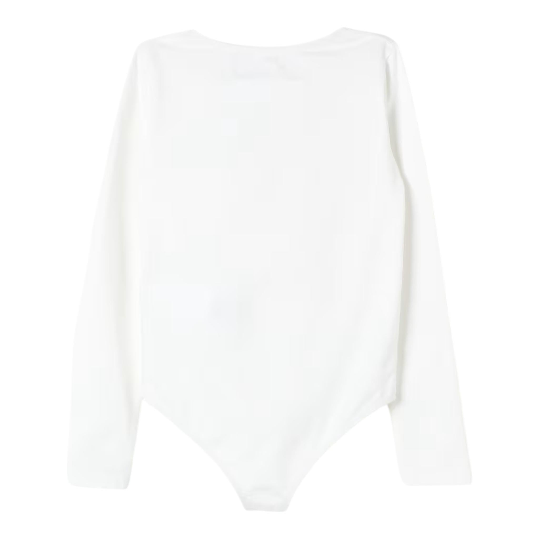 MAISON MARGIELA body tinta unita girocollo con stampa Bianco per Bambina M60662 BIANCO MAISON MARGIELA 