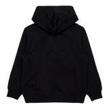 Diesel Felpa Chiusa con Cappuccio Tinta Unita con Ricamo Logo per Bambino J02226 NERO DIESEL 