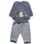 MAYORAL completo 2pz felpa-pantalone tinta unita Blu per Neonato 2680 BLU MAYORAL 