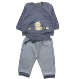 MAYORAL completo 2pz felpa-pantalone tinta unita Blu per Neonato 2680 BLU MAYORAL 