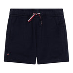 Tommy Hilfiger Bermuda Felpa Tinta Unita per Neonato KN0KN02026 BLU TOMMY HILFIGER 