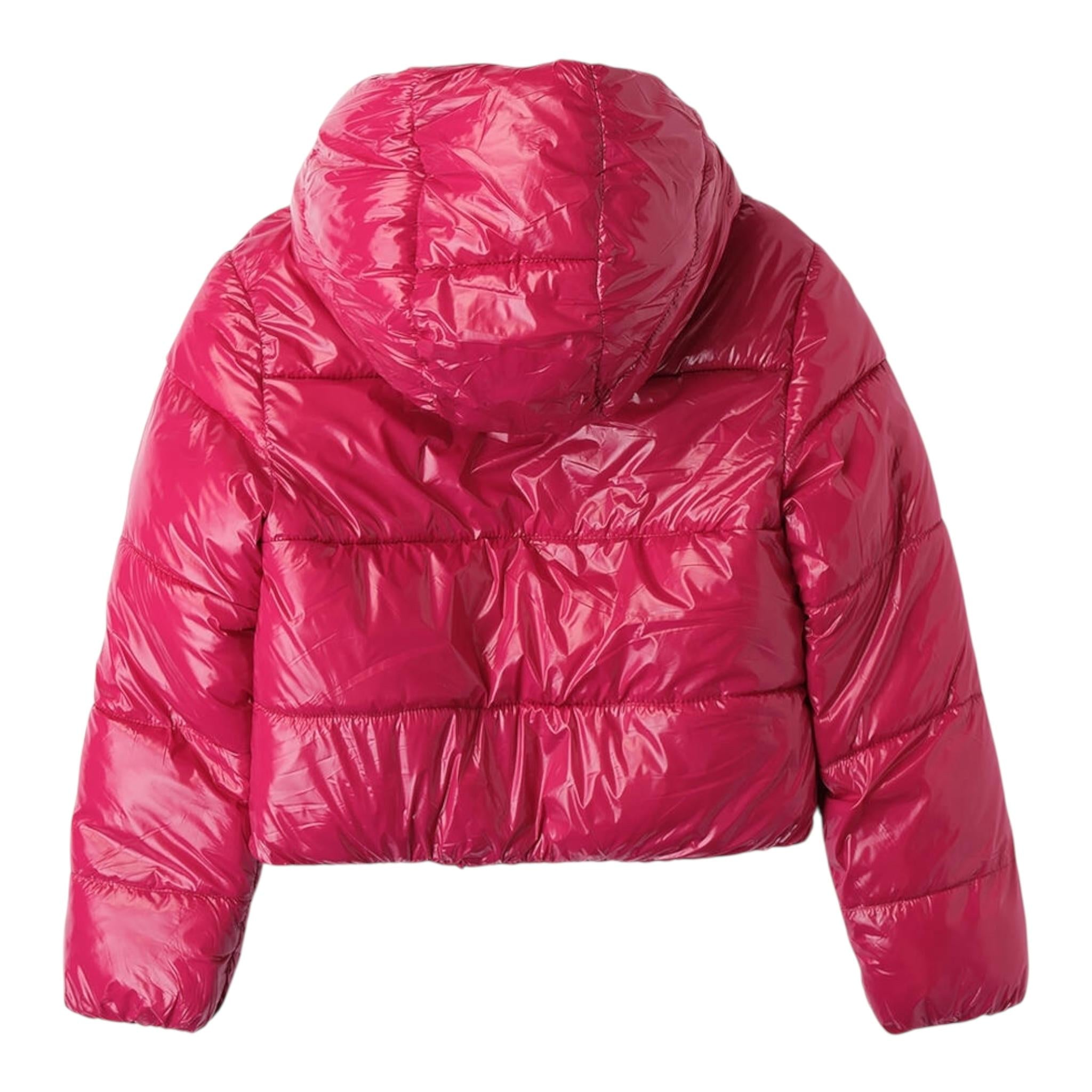 SARABANDA giubbino tinta unita con cappuccio reversibile Fuxia per Bambina 0A623X FUXIA SARABANDA 