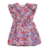 Philosophy Schlichtes Kleid mit hellblauem Muster für Mädchen