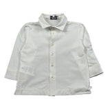 Aletta Camicia Manica Lunga Tinta Unita per Neonato M220431 BIANCO ALETTA 