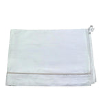 Isabel & Martinez Lenzuola Tinta Unita con Ricami per Neonato IM25N504 BIANCO ISABEL & MARTINEZ 