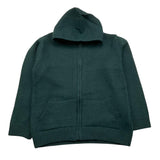 MALVI & CO felpa con zip e cappuccio tinta unita Verde per Bambino FCCB208GFLL VERDE MALVI & CO 