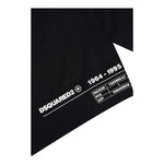 DSQUARED2 maglia collo alto tinta unita con logo Nero per Bambino DQ1161 NERO DSQUARED2 