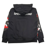 SPRAYGROUND felpa chiusa con cappuccio tinta unita con tasca in contrasto Nero per Bambino SPY1201 NERO SPRAYGROUND 