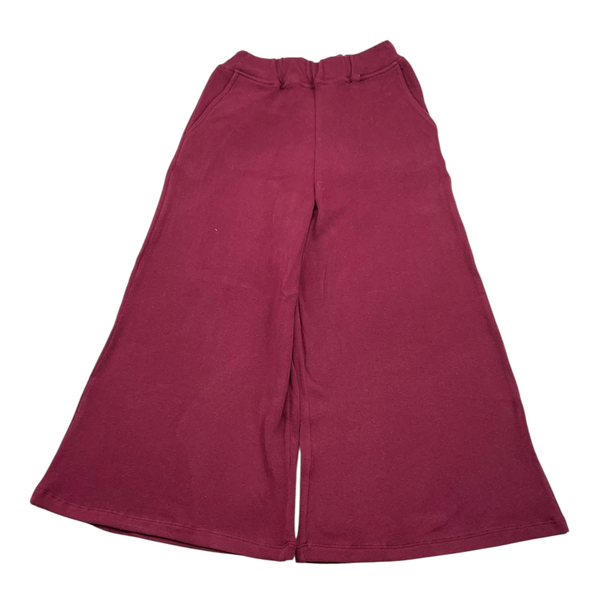 @MADILLY pantalone modello a palazzo tinta unita Bordeaux per Bambina 01926 BORDEAUX @MADILLY 