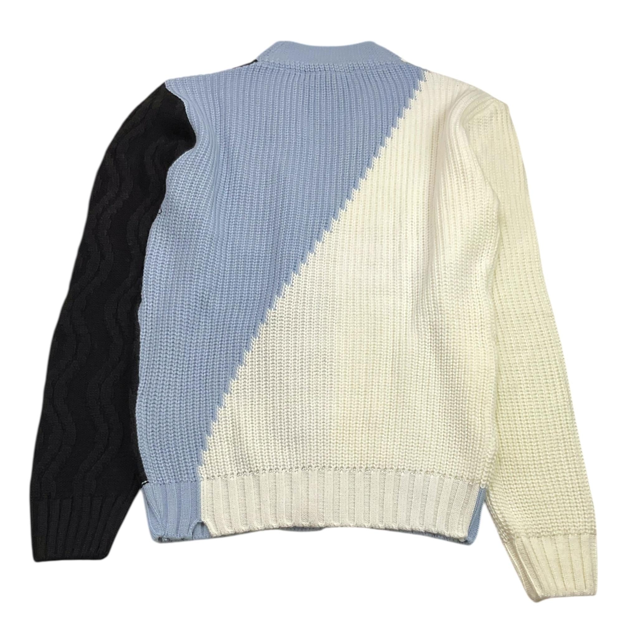 STAY STREET cardigan tricolore con bottoni Bianco/nero per Bambino 9095 BIANCO/NERO STAY STREET 
