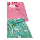 Losan 2-teiliges Set T-Shirt-Shorts zweifarbig rosa für Baby Mädchen