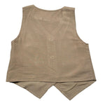 Name.It Gilet tinta unita Beige per Neonato 13200202N BEIGE NAME.IT 