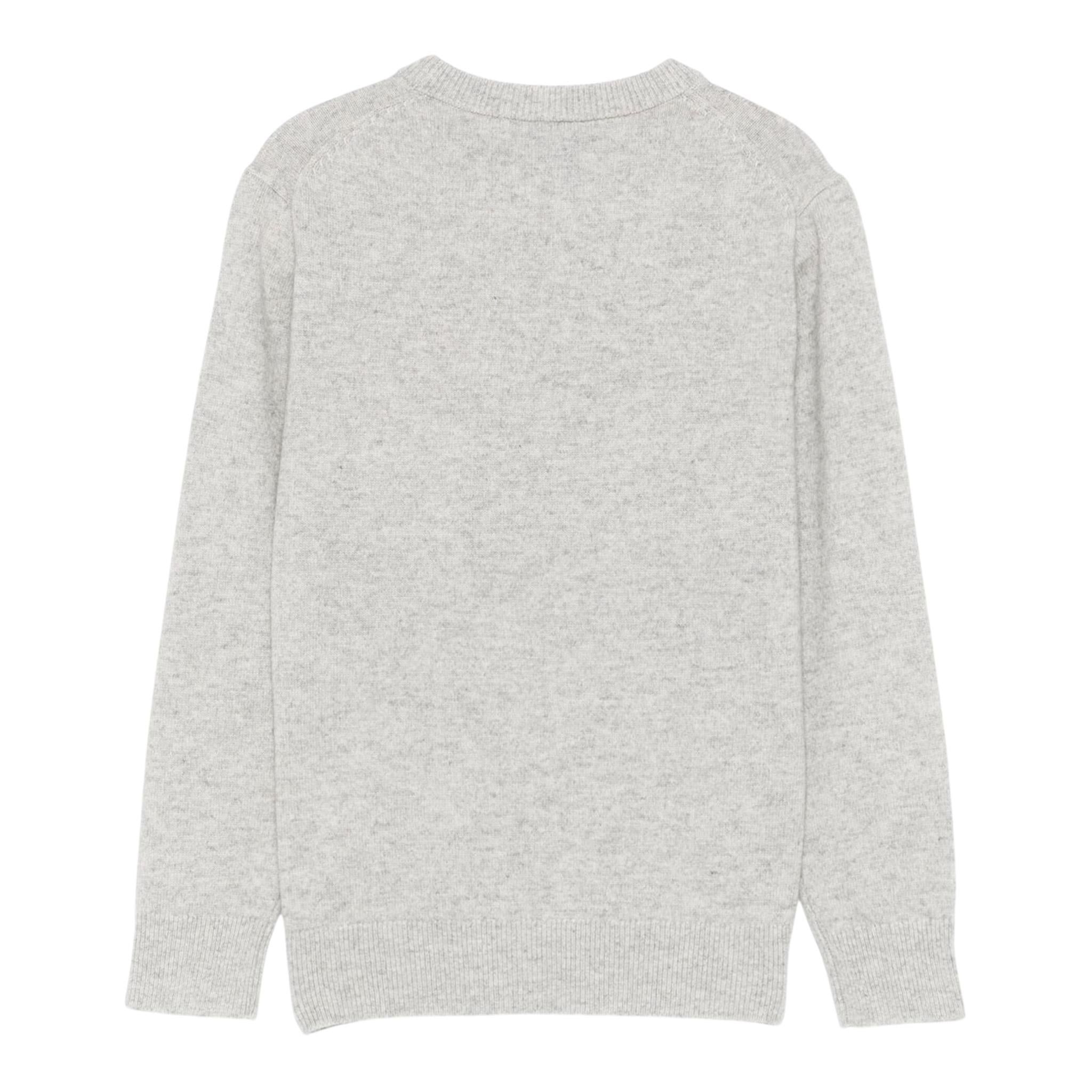 SAINT BARTH maglia girocollo tinta unita con stampa Grigio per Bambino DOU000102392G GRIGIO SAINT BARTH 