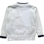 Trussardi Maglia Girocollo Tinta Unita per Neonato TIP26004MA BIANCO TRUSSARDI 