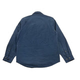 CP Company Einfarbiges Hemd mit Taschen und Reißverschluss Blau für Jungen