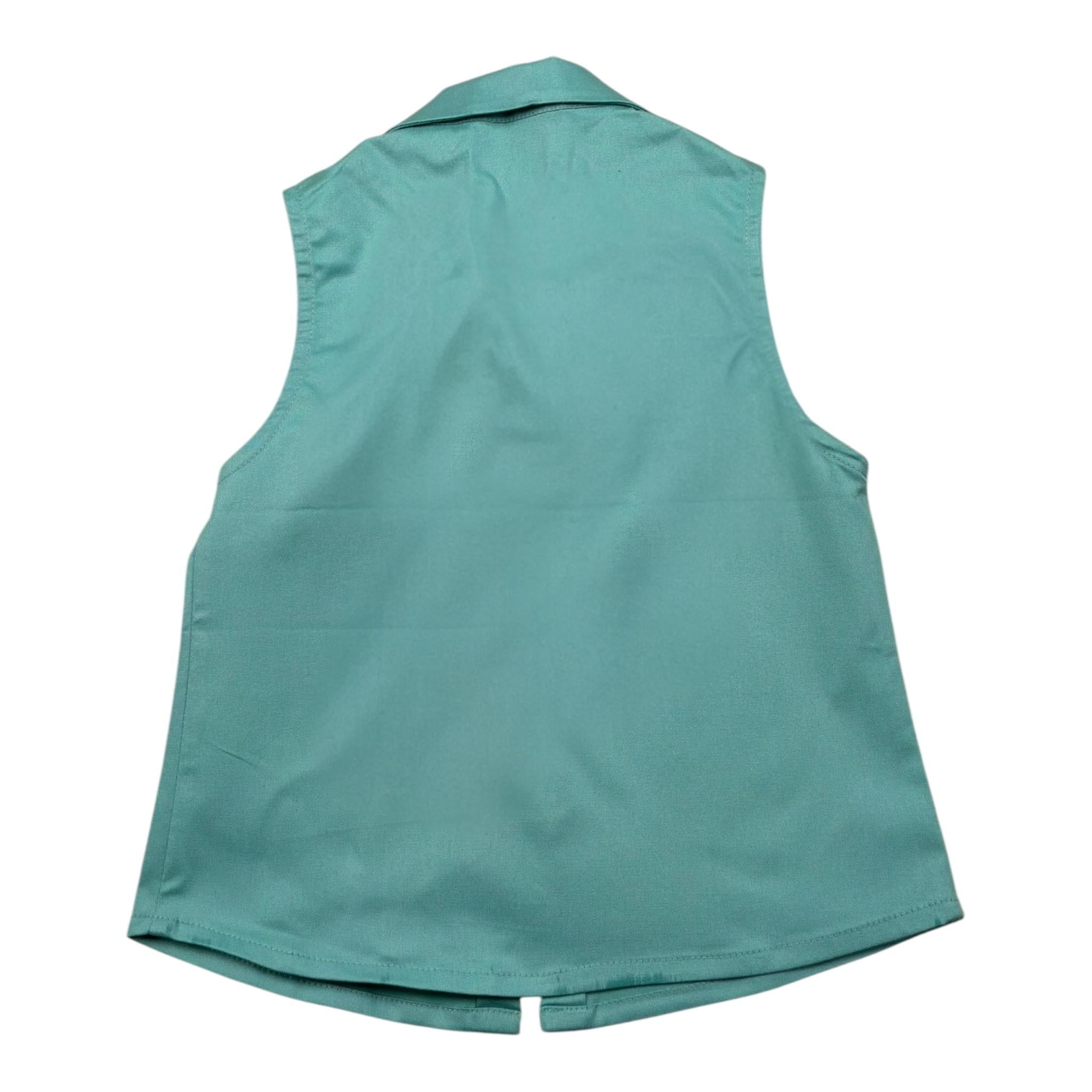 Daniele Alessandrini Camicia Smanicata Tinta Unita per Neonato 1296C00236X VERDE DANIELE ALESSANDRINI 