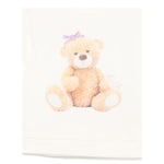 LIU JO felpa chiusa girocollo tinta unita con stampa orso Panna per Neonata HF4044 PANNA LIU JO 