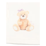 LIU JO felpa chiusa girocollo tinta unita con stampa orso Panna per Neonata HF4044 PANNA LIU JO 