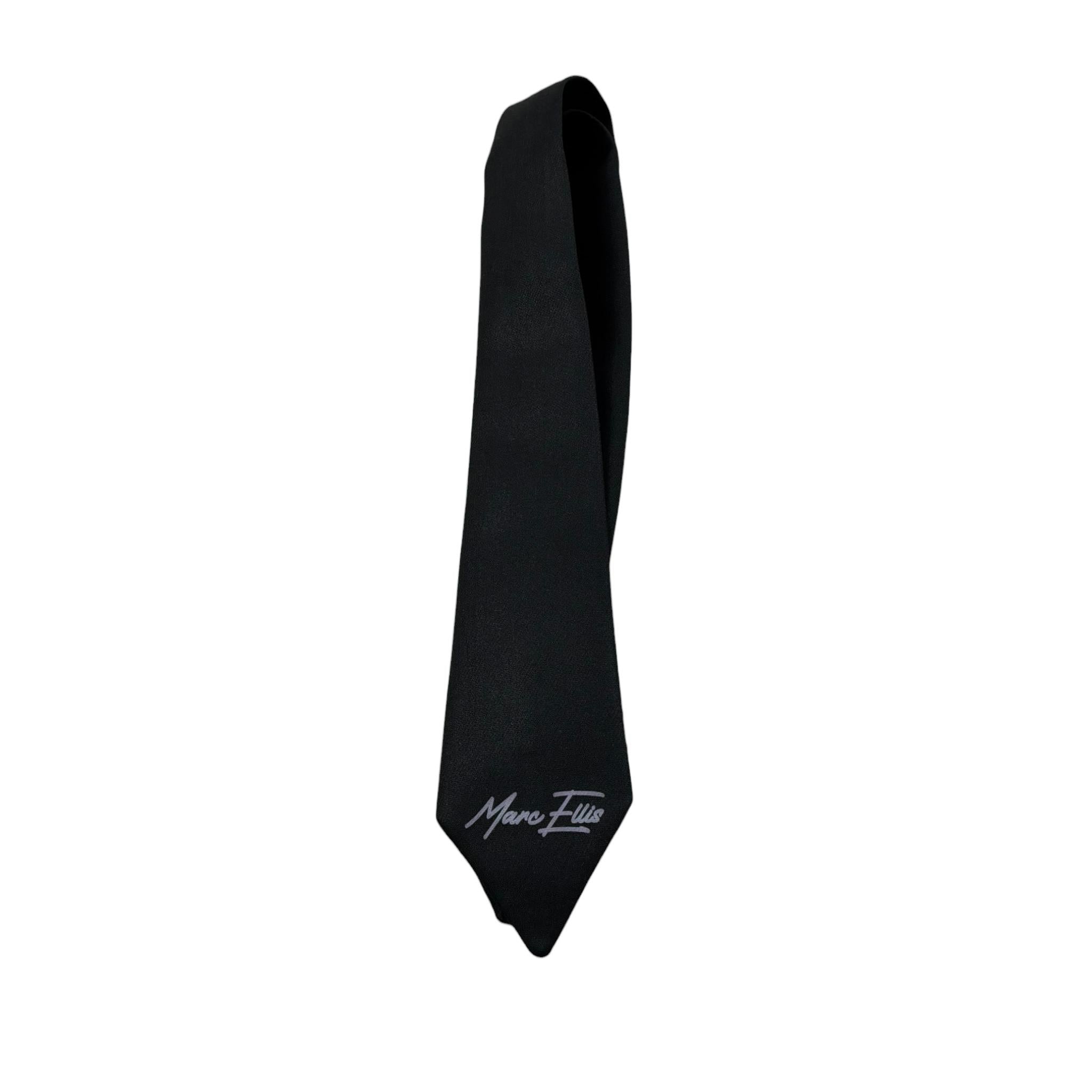 Marc Ellis Cravatta Tinta Unita con Logo per Bambina JMJAC01178X NERO MARC ELLIS 