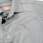 Cesare Paciotti Camicia Tinta Unita Mezza Manica per Neonato CMP3150B AZZURRO CESARE PACIOTTI 