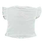 Please T-Shirt Girocollo tinta unita con Stampa Bianco per Neonata MBF4030G60 BIANCO PLEASE 