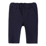 Minibanda Pantalone Tinta Unita con Elastico In Vita per Neonato 3B622 BLU MINIBANDA 