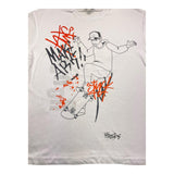 Yours T-Shirt Rundhals Einfarbig mit Kontrastdruck Weiß Für Jungen