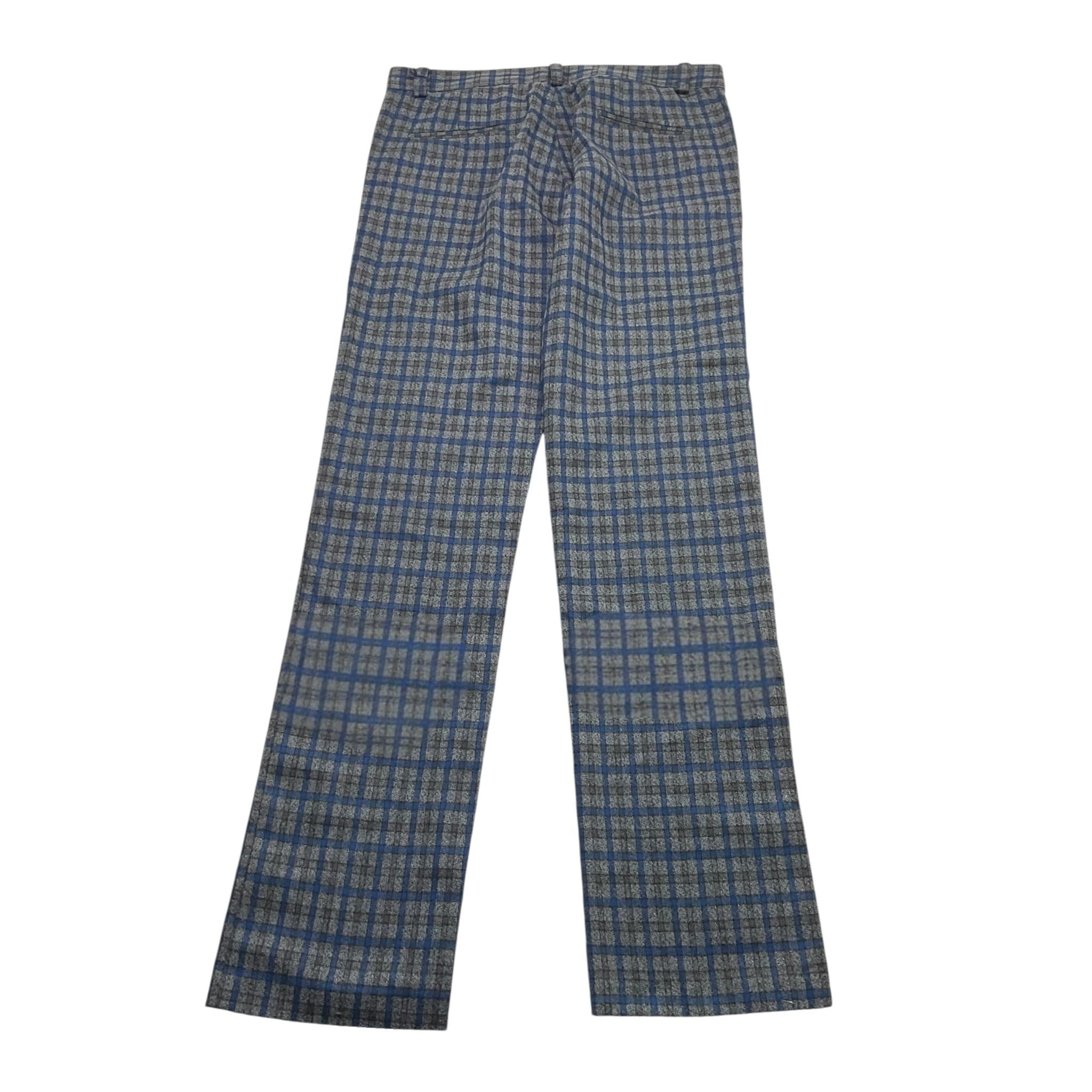 HILL'S pantalone tuta tinta unita con fantasia a quadri Grigio per Bambino PAN0378 GRIGIO HILL'S 
