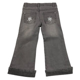 EMC jeans tinta unita modello palazzo Nero per Bambina BZ7103 NERO EMC 