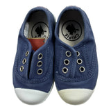 Chipie Sneakers Einfarbig mit Kontrastsohle Blau für Neugeborene