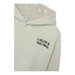 NAME.IT felpa chiusa cn cappuccio tinta unita Beige per Bambino FLMNN BEIGE NAME.IT 