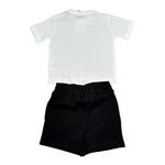 Cesare Paciotti Completo 2 Pezzi Bicolore T-Shirt-Bermuda per Neonato CMP51120B BIANCO/NERO CESARE PACIOTTI 