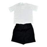 Cesare Paciotti Completo 2 Pezzi Bicolore T-Shirt-Bermuda per Neonato CMP51120B BIANCO/NERO CESARE PACIOTTI 